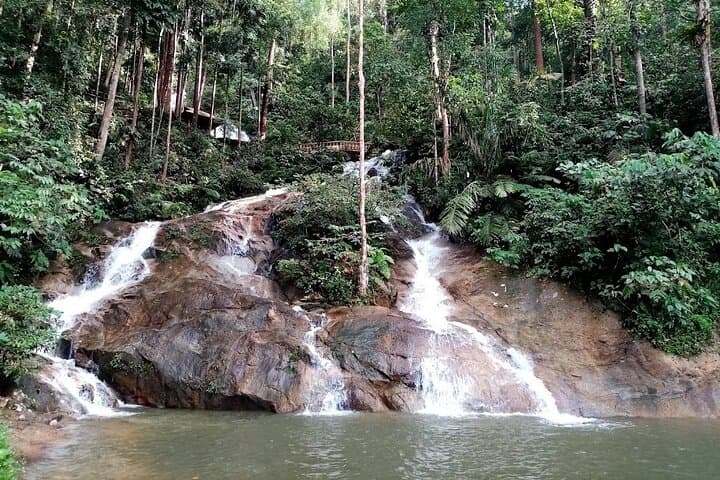 Rainforest Waterfall Dip and Batu Caves: Private Half-Day from Kuala Lumpur