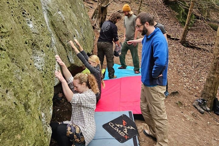 Wiltshire Outdoor Bouldering Workshop: Sarsen Stone Climbing in the Woods photo 2