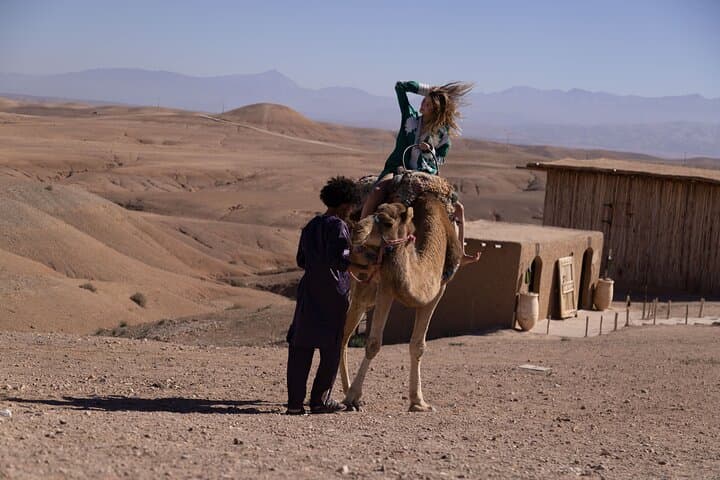 Sunset Camel Ride and Dinner at Alkamar Camp, Agafay Desert photo 5