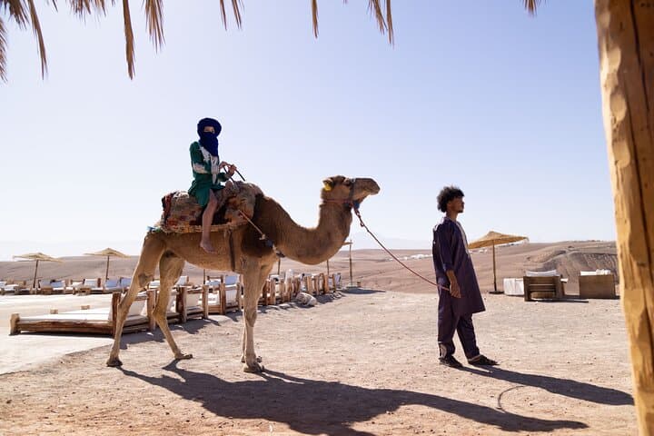 Sunset Camel Ride and Dinner at Alkamar Camp, Agafay Desert photo 6