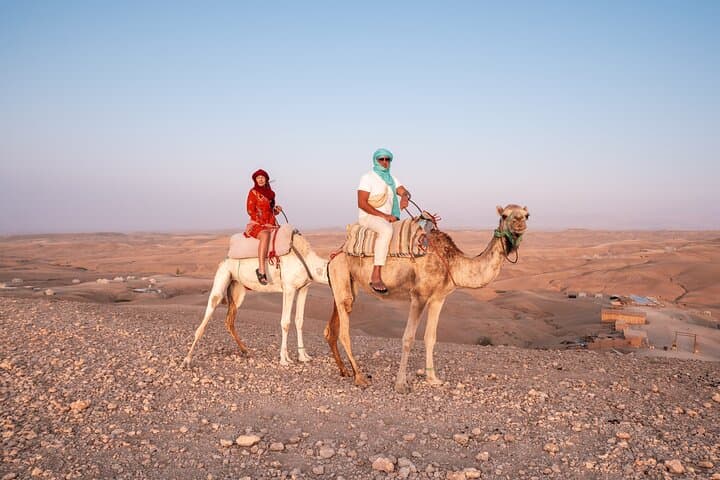 Sunset Camel Ride and Dinner at Alkamar Camp, Agafay Desert photo 2