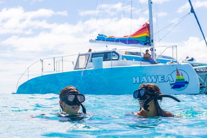 Waikiki Turtle Snorkel & Sail Aboard the Hawea Catamaran — Turtle Canyon to Diamond Head