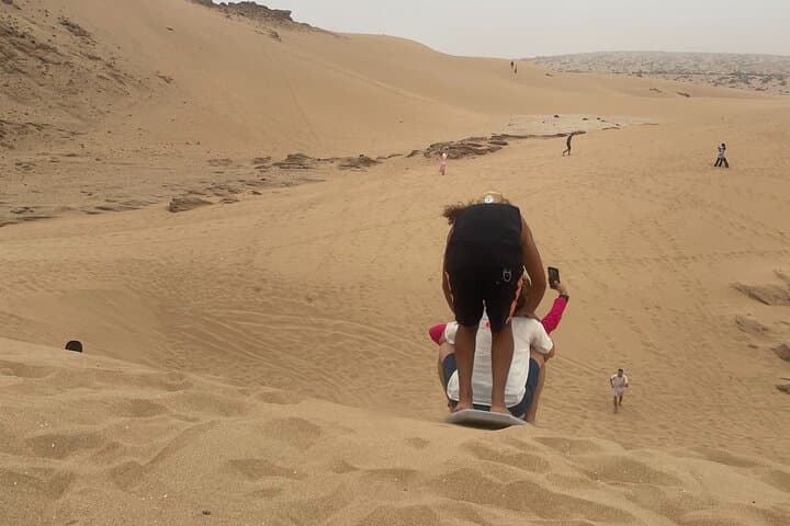 Sunset Sandboarding at Timlalin Dunes — Private Trip from Agadir