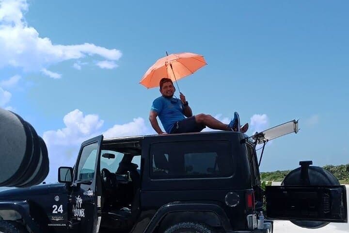 Cozumel Jeep Tour: Otoch Cenote, Mayan Ceremony & Playa San Martin in 4 Hours photo 2