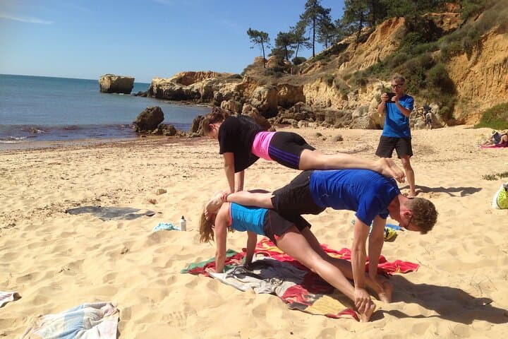 Morning Yoga Flow on Albufeira Beach — Connect with the Elements photo 3