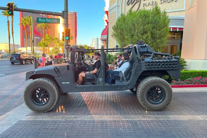 Las Vegas Strip Hummer Night Tour: Military Hummer Sightseeing & Fremont Street Stops photo 3