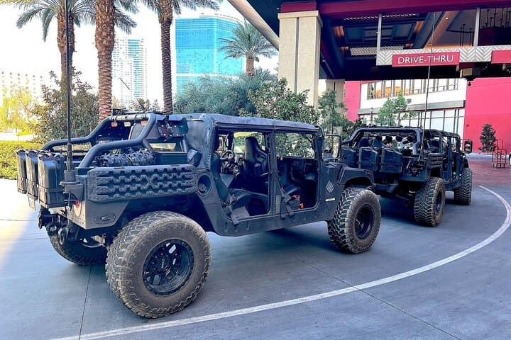 Las Vegas Strip Hummer Night Tour: Military Hummer Sightseeing & Fremont Street Stops