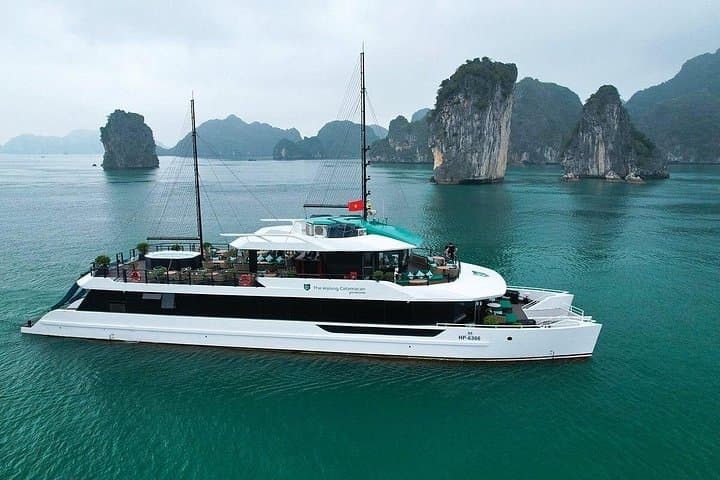 Hanoi to Ha Long & Lan Ha Bay Premium Catamaran Day Cruise photo 1