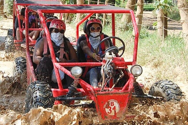 Punta Cana Buggy Adventure: Half-Day to Macao Beach, Taino Cave & Local Farm