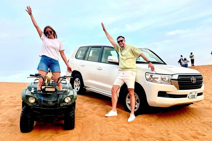 Dubai Desert Safari in Al Lahbab: Quad Bikes, Dune Bashing & Sunset BBQ photo 3
