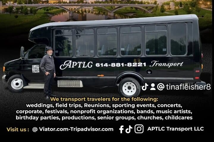 Private 13-Passenger Shuttle Charter in Columbus, Ohio — Group Transportation & Event Transfers