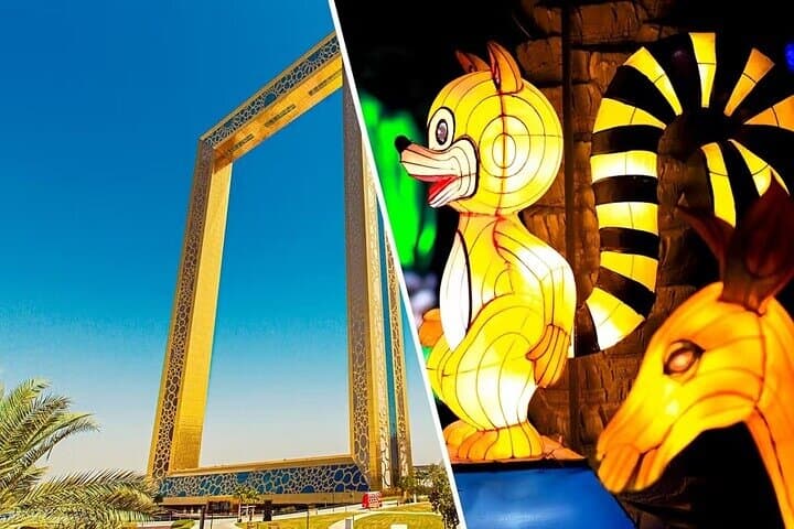 Dubai Frame & Garden Glow: Sky-Deck Views and Nights of Light