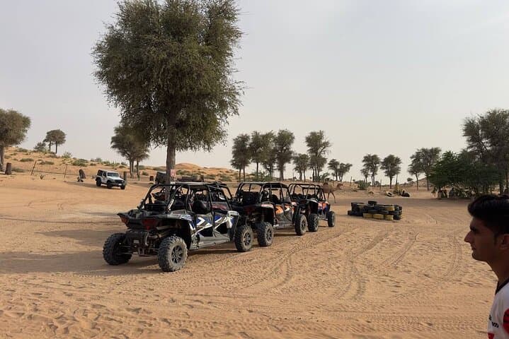 Private Dubai Morning Desert Safari — Jeep Dune Bashing, Camel Ride & Sandboarding photo 3