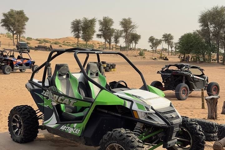 Private Dubai Morning Desert Safari — Jeep Dune Bashing, Camel Ride & Sandboarding photo 4