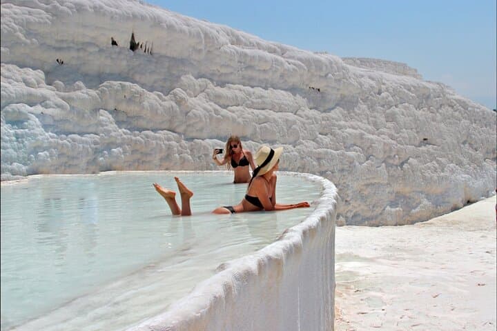Pamukkale & Hierapolis Day Tour from Fethiye: Terraces, Thermal Pools and Ruins photo 2
