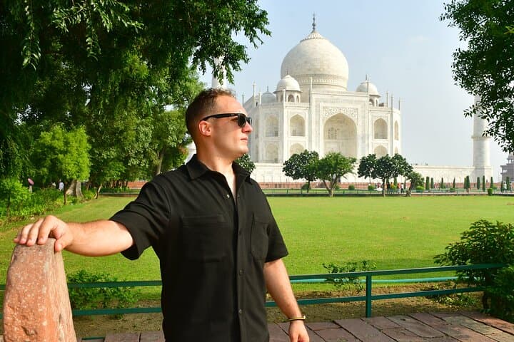 Taj Mahal Sunrise & Elephant Conservation Day Trip from Delhi photo 4