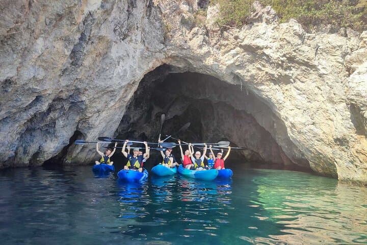 Sea Kayaking in Tyros, Arcadia: Lovers' Cave & Trikeri Cape Tour