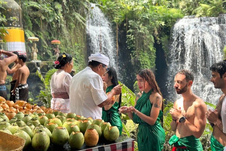 Beji Griya Waterfall Spiritual Melukat Ceremony — Ubud Holy Bath Experience photo 1
