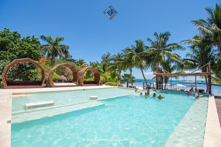 Luxury Catamaran to Isla Mujeres from Cancun — Snorkel, Beach Club & Sunset Spinnaker photo 2