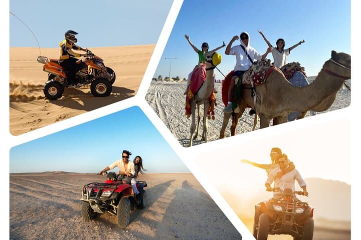 Doha Desert: Self-Drive Quad Bike, Camel Ride & Dune Bashing Adventure