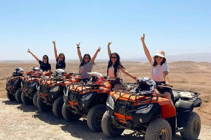 Agafay Desert Quad-Bike, Camel Ride & Dinner Show from Marrakech