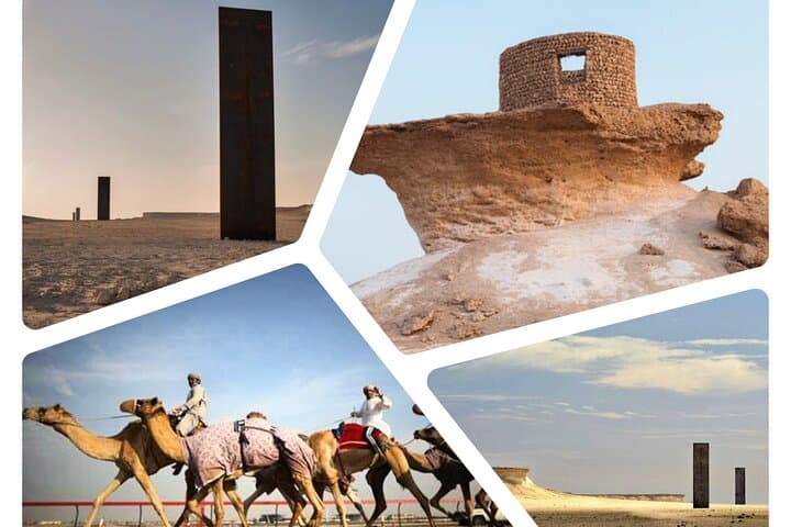 Zekreet West Coast Tour: Richard Serra Sculpture & Mushroom Rock Formation