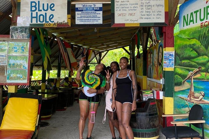 Blue Hole Falls and Bamboo Rafting: Ocho Rios Day Trip from Montego Bay photo 2