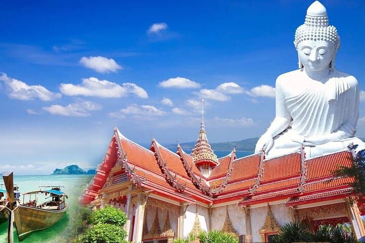 Phuket Island Morning Tour: Big Buddha, Wat Chalong & Karon Viewpoint