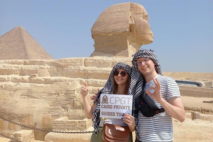Private Giza Pyramids, Egyptian Museum & Coptic Cairo Day Tour from Cairo