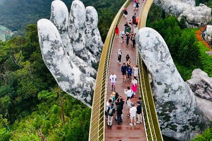 Golden Bridge & Ba Na Hills Day Tour from Da Nang: Cable Cars, French Village & Fantasy Park