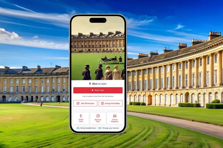 Self-Guided Bridgerton Walking Tour in Bath — Royal Crescent, Abbey & Guildhall