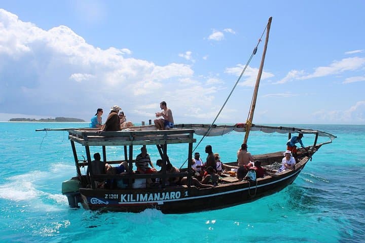 Blue Safari Full-Day Dhow Trip Zanzibar — Snorkel, Dolphins & Seafood BBQ