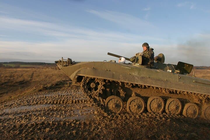 Drive a Soviet BMP-1 Tank in Prague — BMP Tank Driving Experience photo 4