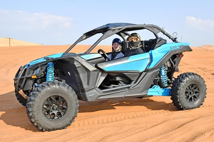 Dubai Morning CAN‑AM Buggy Safari — Sandboarding & Camel Ride in the Red Dunes photo 3