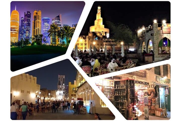 Doha Night City Tour: Souq Waqif, Corniche & Pearl Evening Experience