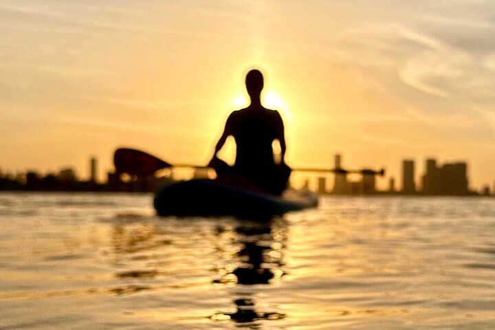 Miami Beach Glow: Illuminated Sunset Paddleboard Tour photo 5
