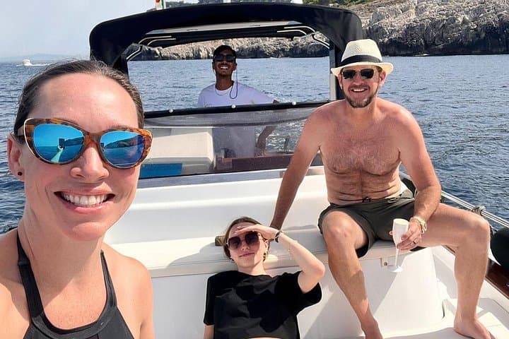 Private Positano to Capri Boat: Blue Grotto & Faraglioni Day Cruise photo 1