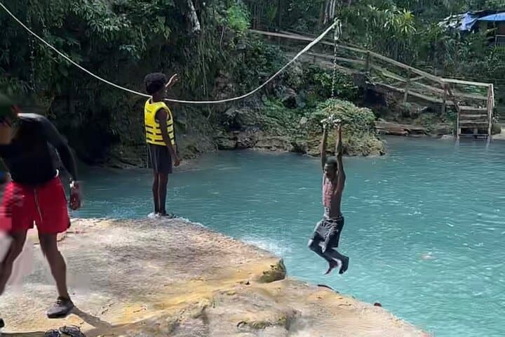 Blue Hole & Bamboo Rafting Combo — Ocho Rios Waterfall Swim and Martha Brae Raft photo 3