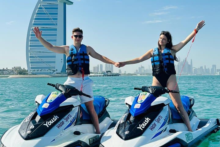Dubai Jet Ski Tour: 45-Min Ride Past Burj Al Arab & Burj Khalifa photo 1