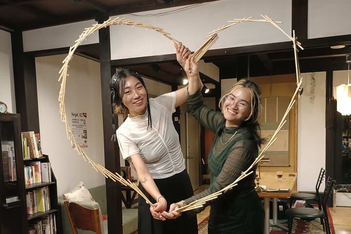 Learn Tamasudare: Hands-On Bamboo Performance Workshop in Kyoto photo 3