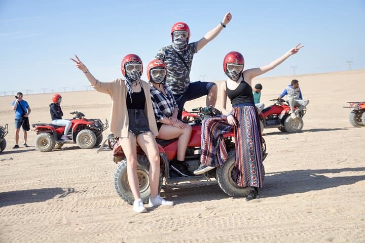 Sharm El Sheikh Mega Safari: ATV Dunes, Parasailing & Glass-Bottom Boat Adventure photo 2