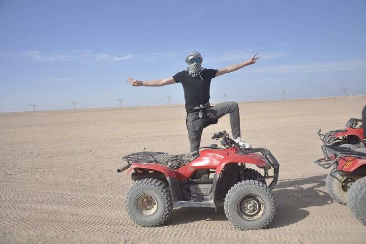 Sharm El Sheikh Mega Safari: ATV Dunes, Parasailing & Glass-Bottom Boat Adventure photo 3