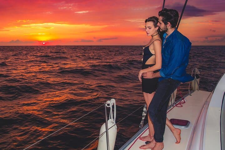 Cancun Luxury Sunset Sailing Cruise: Catamaran, Open Bar & Light Dinner photo 3
