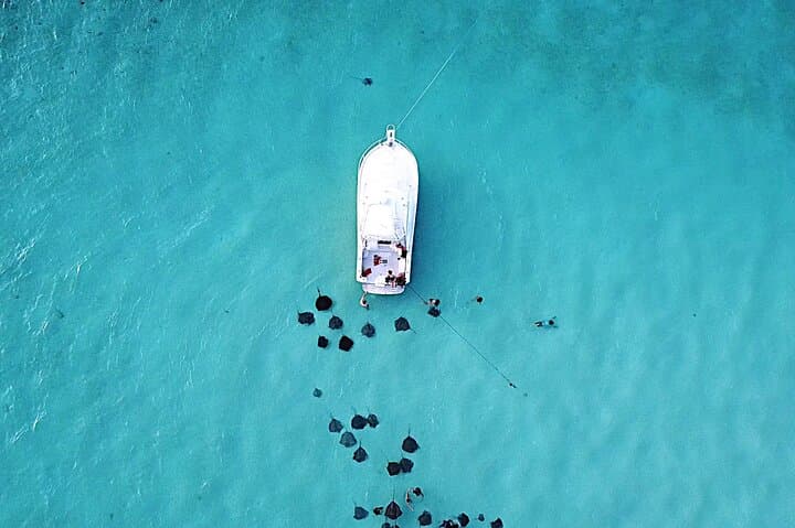 Stingray City Private Charter: 34ft Express Cruiser Snorkel & Starfish Point from West Bay photo 2
