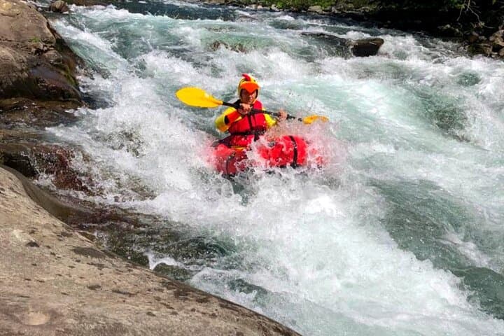Extreme Kayaking in Chifenti — Whitewater Packrafting on the Serchio River, Tuscany photo 2