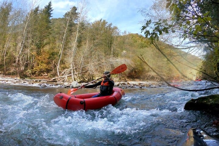 Extreme Kayaking in Chifenti — Whitewater Packrafting on the Serchio River, Tuscany photo 3