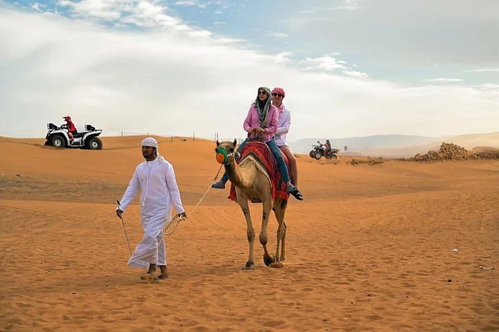 Morning Desert Safari Dubai — Big Red Dunes Dune Bashing, Sandboarding & Camel Ride photo 3