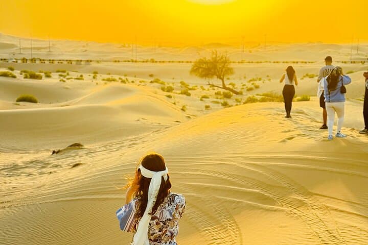 Morning Desert Safari in Abu Dhabi: Sunrise Dune Bashing & Sandboarding photo 2