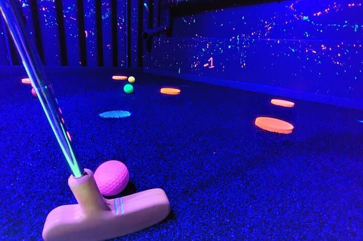 Bonkers Illumination Golf — 9‑Hole Indoor Mini Golf in Matlock Bath