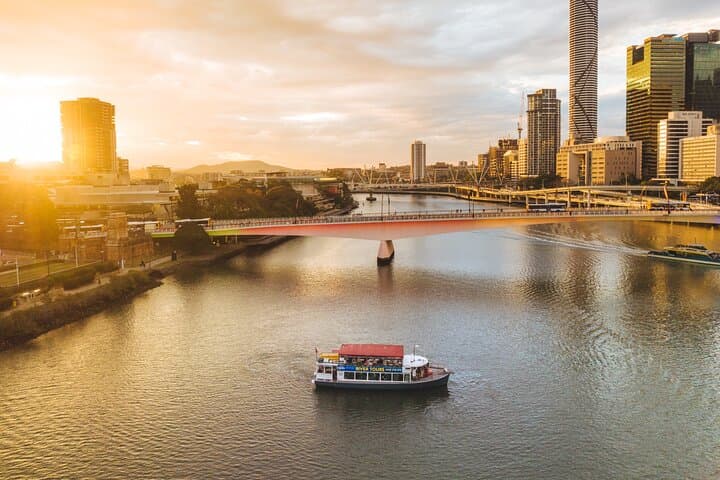 Brisbane Sunset City Lights Cruise — Twilight River Sightseeing